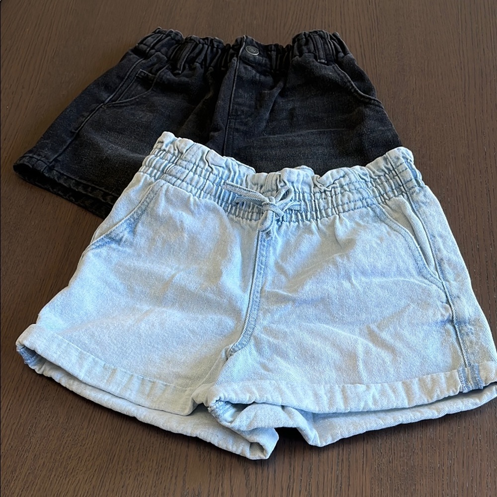 Urban Kids - Girl’s Paperbag & Paris Girl Jean Shorts, Size M (10/12)